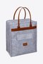 Travel Type Leather Shoe Organizer with Handle Travel Bag - 7