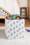 Blue Bear Figured Large Size Lid Toy Kids Room Box 40X40X45Cm
