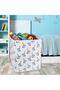 Blue Bear Figured Large Size Lid Toy Kids Room Box 40X40X45Cm - 4