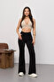 Women's High Waist Lycra Flared Jeans - 6