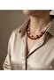 Pink Quartz - Coral Natural Stone Pendant - 2