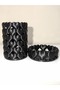 Heart Organizer Set |   Makeup Brush Holder & Jewelry Organizer |   Decorative Desk Organizer - 3