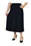 Intermediate Length Patterned Lined Portoriko Fabric Flared Mother Skirt