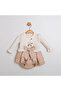 3-Piece Baby Girl Set with Spring Cardigan