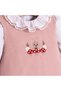 Rabit Embroidered Baby Girl Shirt and Gilet Set - 3