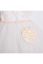 White Sequined Dress with Bow on the Back - 3