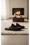 Armalı leather slippers pc-289 dowry house comfort sole father's young slippers stylish design - 2