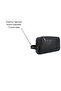 Men's Black Cosmetic Makeup Shaving Bag Men's Handbag - 4