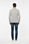 Men's Polo Collar Cotton Standard Fit Comfortable Cut Long Sleeve Plain Basic Sweatshirt - 6