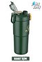 2-piece steel thermos-coffee cup set 750ml dual use thermos//450ml mug coffee cup - 7