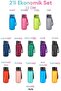 2-Piece Tritan Flask Set 650 ml 14 Different Color Options Fiftyfifty -3037Seta - 2