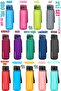 2-Piece Tritan Flask Set 800 ml 14 Different Color Options Fiftyfifty-3053Seta - 2