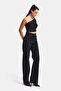 Women's Black Color Doris 1S5-1 Straight Fit High Waist 100% Cotton Denim Jean - 6