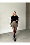 Plaid Belted Pleated Short Skirt - 2