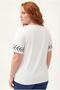 Women's Plus Size Branch Embroidery Detail White Blouse - 6