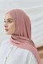 Combed Cotton Shawl Vintage Rose Color