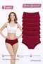 Women's Panties, Women's High Waist Cotton Panties, Pack of 7 - 3