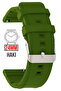 24mm Fossil-Welder-Casio-Seiko-Omega-Armani Watch Compatible Silicone Watch Band Strap Mslk24 - 2
