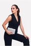 Women's Evening Dress Clutch Bag Stoned Silver Y0512 - 5