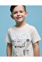NASA Printed T-Shirt with Crew Neck and Short Sleeves - 5