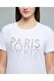 Embellished T-Shirt with Crew Neck and Short Sleeves - 6