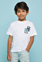 Printed T-Shirt with Crew Neck and Short Sleeves