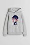 American Flag Printed Gray Hooded Sweatshirt Hoodie