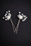 Handmade Floral Crystal Wire Hairpin (Bride – Engagement – Henna) - 3