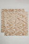 عبوتان من أغطية الوسائد مطبوع ، 45 × 45 سم - 2