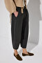 Gabardine Balloon Pants with Elastic Waist - 4