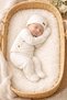 7-Piece Organic Cotton Newborn Baby Boy Hospital Discharge Bodysuit Set 0-3 Months (with Blanket)
