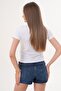 Women's Print Detailed Crew Neck T-Shirt - 260139 - 5