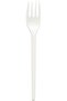 Plastic Fork, Pack of 50pcs, White Cutlery