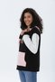 🧥   Women's Hooded Sweatshirt – Embroidery Detail, Comfortable Fit - 4