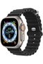 Ocean Band Compatible with Apple Watch Ultra, 49mm, 45mm, 44mm, 42mm, for iWatch Series Ultra SE 8, 7, 6, 5, 4, 3, 2, 1, Sport Silicone Band for Women and Men - 4