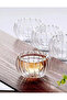6-Piece Double-Walled Glass Sauce Bowl, Jam Bowl, Dragee Bowl, Turkish Delight Bowl, Mini Bowl 6.1 X 4 cm - 6
