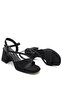 (Erbay) Thick Heeled Women's Evening Dress Shoes BLACK