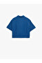Short Sleeve Classic Collar Crop Shirt with Tie Detail - 4