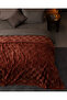 Vaporeux Double Welsoft Flat Blanket - Terra Cotta - 2