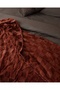 Vaporeux Double Welsoft Flat Blanket - Terra Cotta - 4