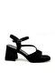 (Erbay) Thick Heeled Women's Evening Dress Shoes BLACK - 3