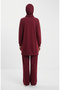 Shoulder Stone Oysho Fabric Double Set 0240-01 Claret Red - 5