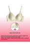 Woman # Izbırakmaz Seamless Invisible Bra Without Underwire Laser Cut Removable Padded Ghost Bra Ecru - 2278 - 3