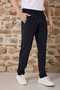 New Season Dark Navy Blue Stylish and Sporty Sweatpants with Embroidery Detail on the Pocket - 4