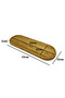 Special Design Natural Wood Carved Pit Presentation Plate Presentation Tray (Dut Wood) - 4
