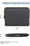 8114 Black Clark-Eco Macbook Pro 14 Sleeve - 3