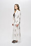 Women's Sequin and Bead Embroidered Oversize Shirt - 4