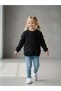 Girl's Butterfly Patterned Sweatshirt
