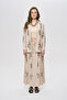 Women's Sequin and Bead Embroidered Oversize Shirt - 3