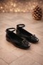 Women's Patent Leather Ballerina Ankle Strap Orthopedic Sole Casual Shoes